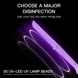 Foldable Portable UVC wand sterilization lamp for fight coronnavirus